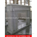 white color fireplace stone